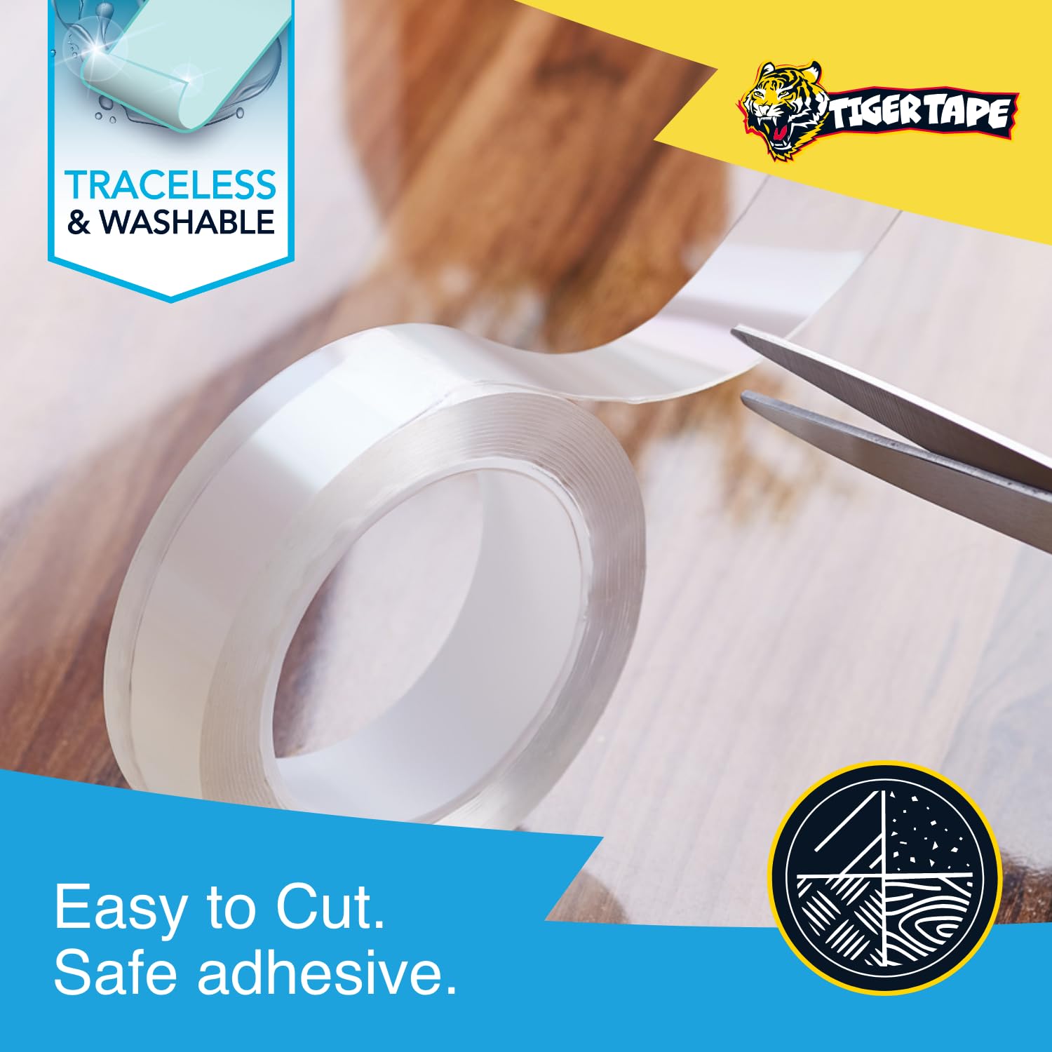 easy to cut self adhesive mounting