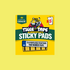Tiger Tape® Number Plate Sticky Pads (1 Plate)